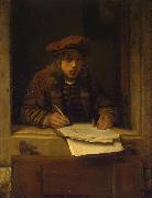 Self portrait Samuel Dircksz van Hoogstraten